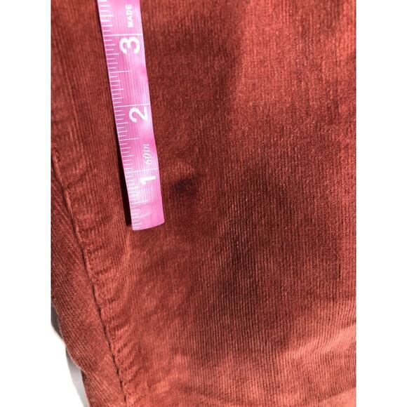 Joe's Jeans Pants Corduroy High-Rise Flare Leg Jeans in Brick Red NWT 32 - Picture 5 of 10